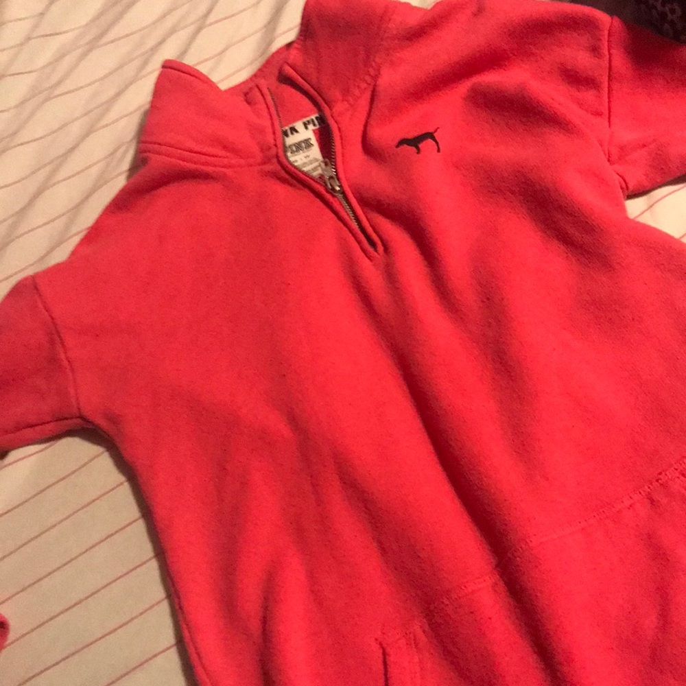 Pink Half zip